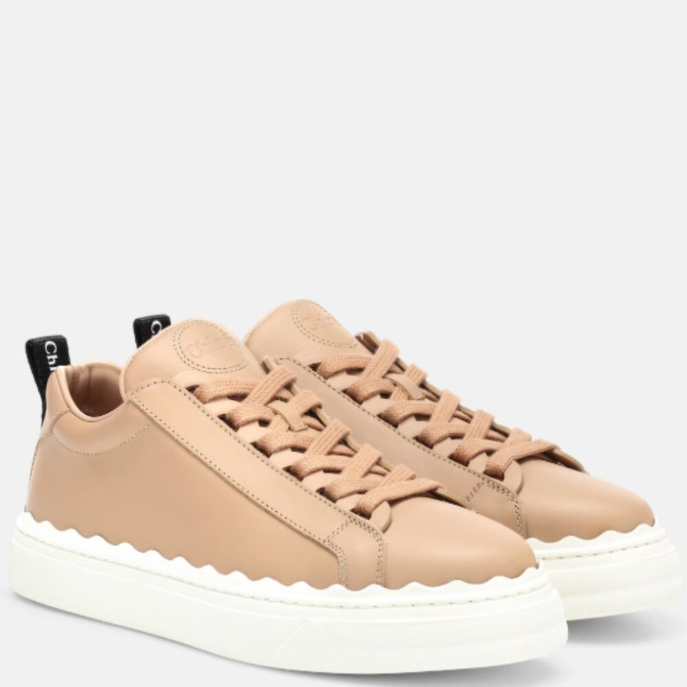 Chloe Lauren Leather Sneakers